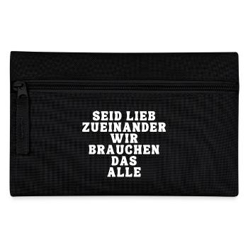Be kind to each other, we all need this - Pencil Case - black - Front