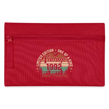 Vintage 1992 Rétro 1992 Cadeau D'anniversaire 1992 - Trousse - rouge - Devant
