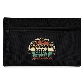 Vintage 2004 Retro 2004 Birthday Gift 2004 - Pencil Case - black - Front