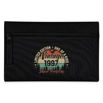 Jahrgang 1997 Retro 1997 Geburtstagsgeschenk 1997 - Federtasche - Schwarz - Vorne
