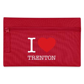 I LOVE TRENTON - Federtasche - Rot - Vorne