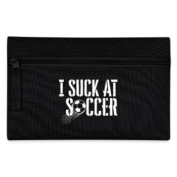 I Suck At Soccer 2 - Federtasche - Schwarz - Vorne