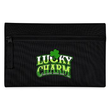 Lucky Charm - St. Patrick's Day - Irland - Federtasche - Schwarz - Vorne