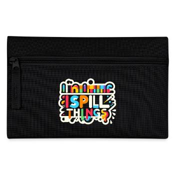 I Spill Things 12 - Federtasche - Schwarz - Vorne
