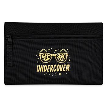 Lunettes de soleil drôles et costume de discours infiltré - Trousse - noir - Devant