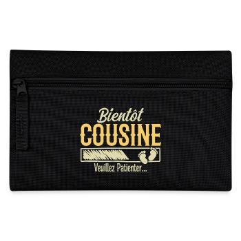 Zukünftiger Cousin - Federtasche - Schwarz - Vorne