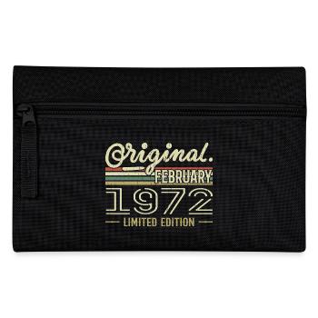 Cadeau Février 1972 - Anniversaire Février 1972 - Trousse - noir - Devant