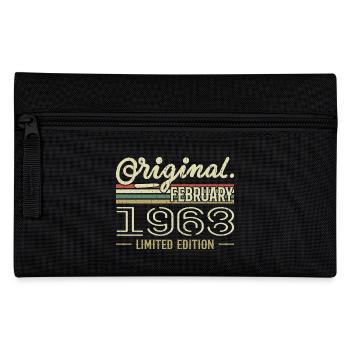 Cadeau Février 1968 - Anniversaire Février 1968 - Trousse - noir - Devant