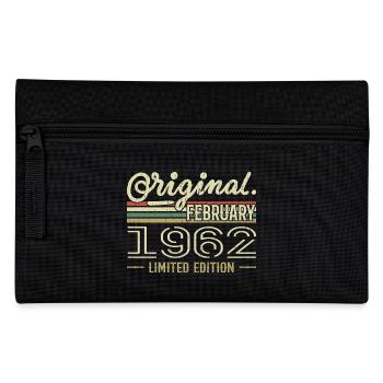 Cadeau Février 1962 - Anniversaire Février 1962 - Trousse - noir - Devant