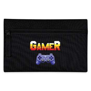 Gamer - Video games - Gaming - retro pixel art - Pencil Case - black - Front