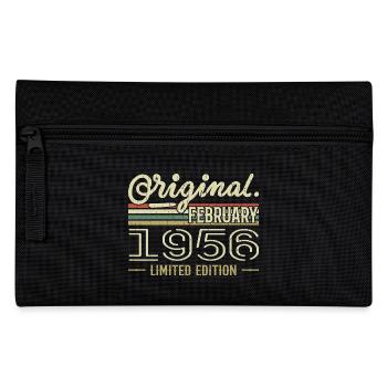 Cadeau Février 1956 - Anniversaire Février 1956 - Trousse - noir - Devant