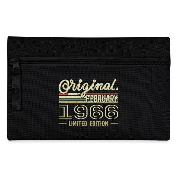 Cadeau Février 1966 - Anniversaire Février 1966 - Trousse - noir - Devant