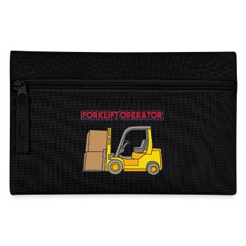 Forklift driver - Pencil Case - black - Front