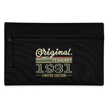 Februar 1981 - Februar 1981 Geburtstagsgeschenk - Federtasche - Schwarz - Vorne