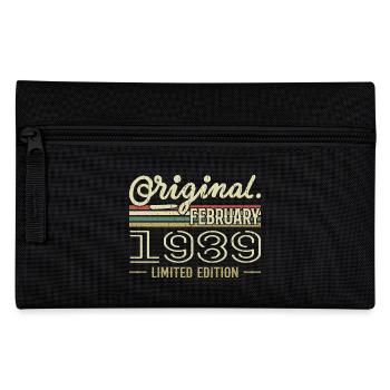 Cadeau Février 1989 - Anniversaire Février 1989 - Trousse - noir - Devant