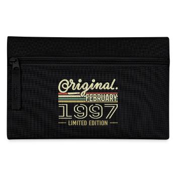 February 1997 Gift - February 1997 Birthday - Pencil Case - black - Front