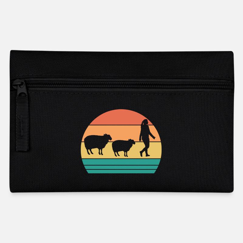 Schäfer Schaf - Federtasche - Schwarz
