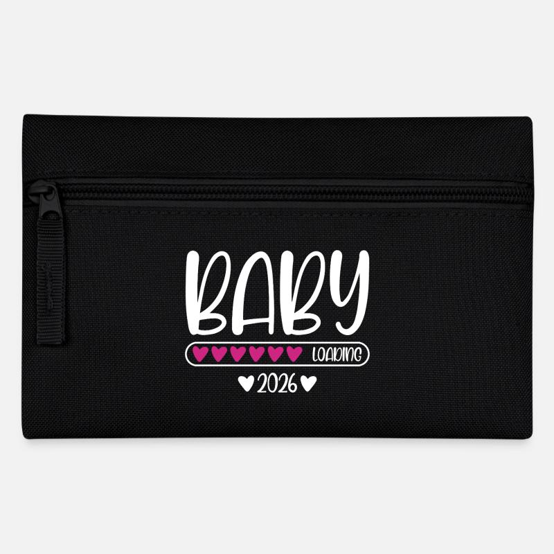 Baby 2026 loading - Pencil Case - black