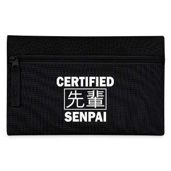 Certified Senpai Anime Manga Zertifizierter Senpai - Federtasche - Schwarz - Vorne