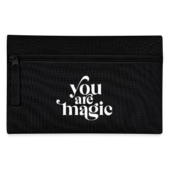 You Are Magic Inspirational Typography Design - Pencil Case - black - Front
