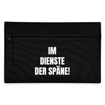 In the service of the shavings! - Pencil Case - black - Front