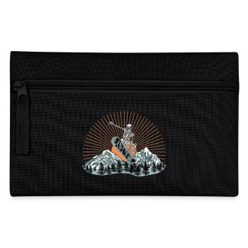 Kallio Surf Skeleton Design - Pencil Case - black - Front