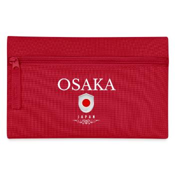 Osaka Japon, souvenir d’Osaka - Trousse - rouge - Devant
