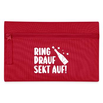 Enterrement de vie de garçon Équipe Mariée Enterrement de vie de jeune fille - Trousse - rouge - Devant