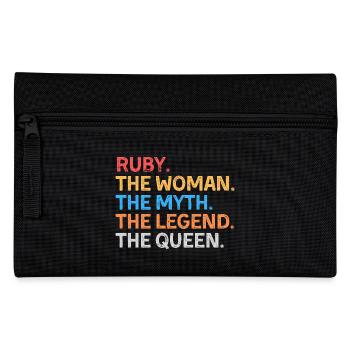 Ruby Die Frau Der Mythos Die Legende Die Königin - Federtasche - Schwarz - Vorne