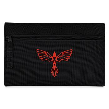 L'envol de l'oiseau rouge - Trousse - noir - Devant