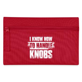 Handle knobs Sound engineer Sound engineer - Pencil Case - red - Front