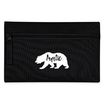 Auntie Bear - Pencil Case - black - Front