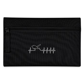 Diving Heartbeat - Pencil Case - black - Front