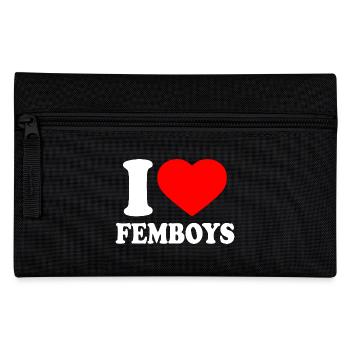 I love femboys - Trousse - noir - Devant
