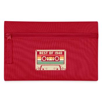 Best of 1940 Retro 85 Years Old 85th Birthday - Pencil Case - red - Front
