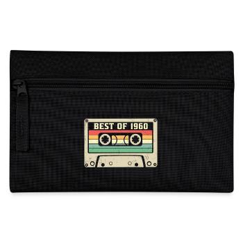 Das Beste aus 1960 Retro 65 Jahre 65. Geburtstag - Federtasche - Schwarz - Vorne