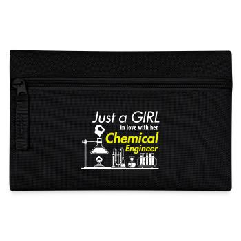 Just A Girl In Love With Chemical Engineer - Pencil Case - black - Front
