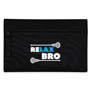 Relax Bro Lacrosse - Pencil Case - black - Front