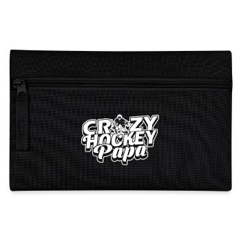 Crazy Hockey Papa - Pencil Case - black - Front