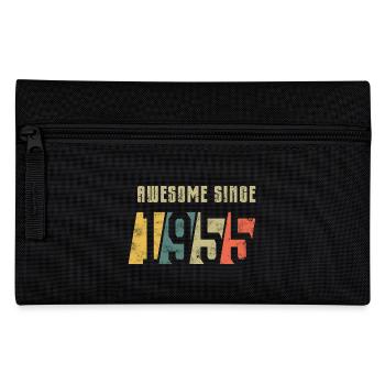 70. Geburtstag Jahrgang 1955 - Federtasche - Schwarz - Vorne