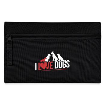 I Love Dog - Pencil Case - black - Front