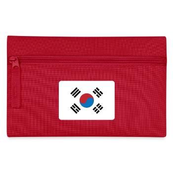 SÜD-KOREA FLAGGE - Federtasche - Rot - Vorne