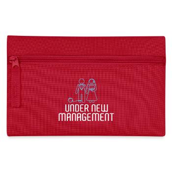 Junggesellenabschied JGA Junggeselle - Federtasche - Rot - Vorne