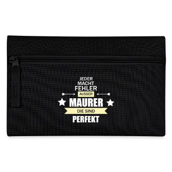 Maurer - Federtasche - Schwarz - Vorne