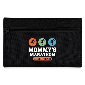 Mommy's Marathon Cheer Team - Pencil Case - black - Front