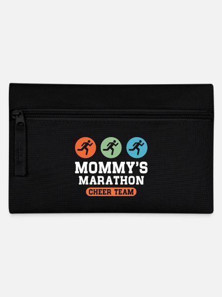 Mommy's Marathon Cheer Team - Pencil Case - black