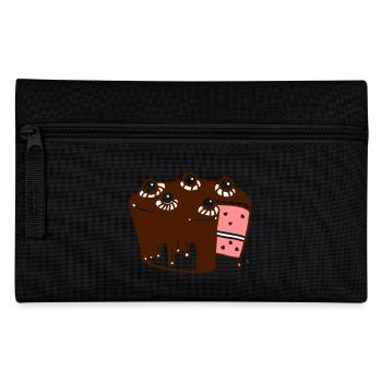 Torte Partnershirt - yummy mummy - Pencil Case - black - Front