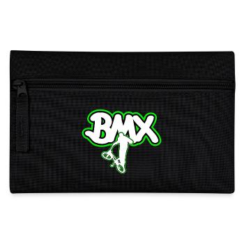 BMX bicycle Logo Geschenk - Federtasche - Schwarz - Vorne