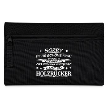 Holzrücker-vergeben - Federtasche - Schwarz - Vorne