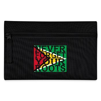 never forget roots home Guyana - Pencil Case - black - Front